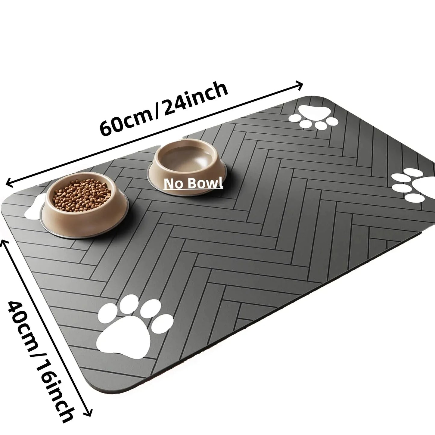 Quick Dry Pet Feeding Mat-Absorbent