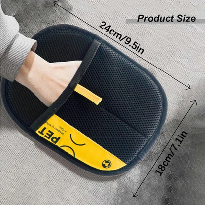 Pet Hair Remover Grooming Glove for Dogs & Cats