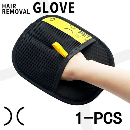 Pet Hair Remover Grooming Glove for Dogs & Cats