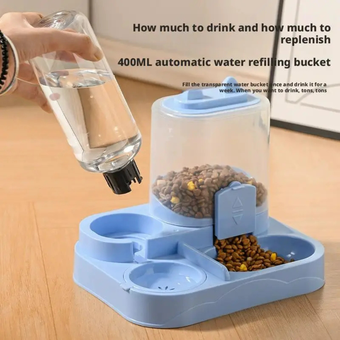 Cat and Dog Dual Feeder