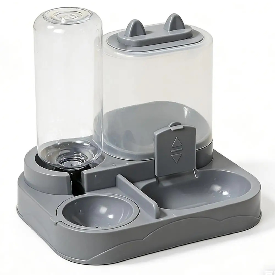 Cat and Dog Dual Feeder