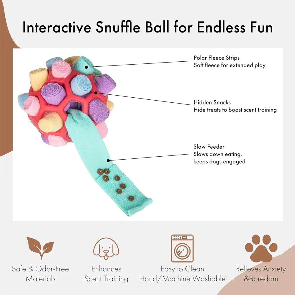 Pet Snuffle Ball Interactive Treat